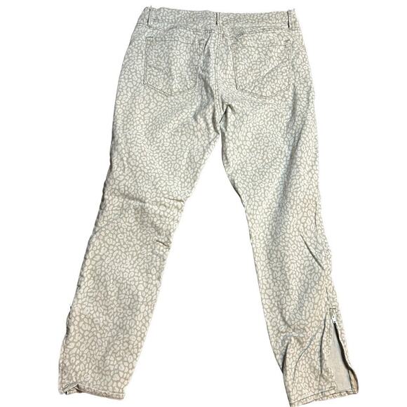 Ann Taylor LOFT Animal Print Modern Skinny Ankle Jeans Zipper 29 8 - Picture 7 of 8